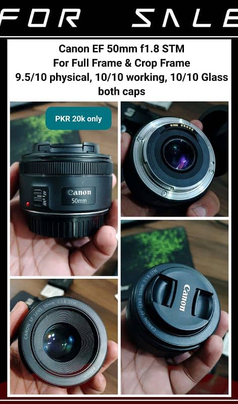 Canon 50mm stm Prime Lens Brand new 0