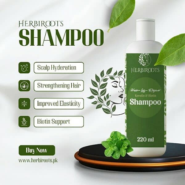 HERBIROOTS - Hairloss Rescue Shampoo (200 ml) 0