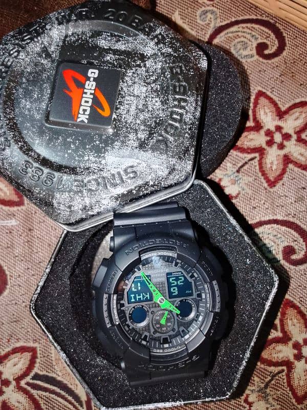 Original Casio G-Shock Black Ana/Digi Men's Watch 5