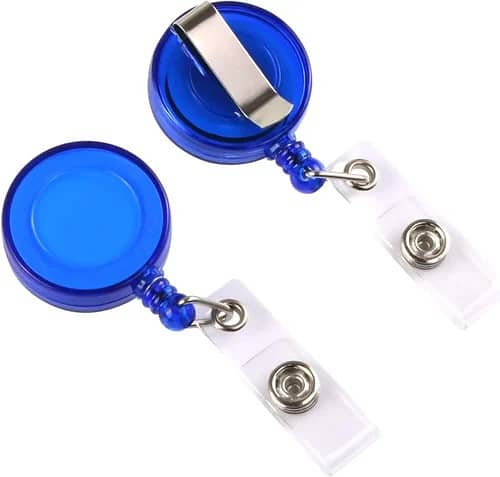 Oval & round Shape Yo-Yo Clip for Id Card Holder for School Offices 19