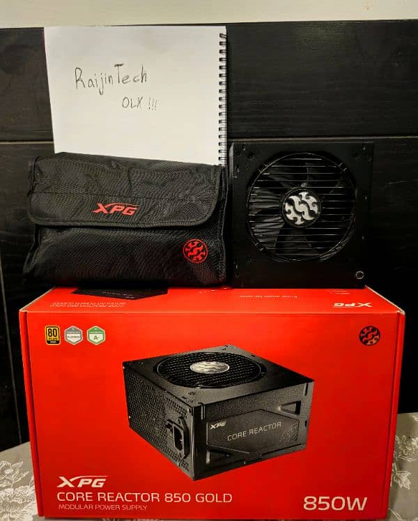 XPG CORE Reactor Gaming PC 850w +80 GOLD power supply 2