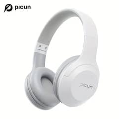 Picun Wireless Headphones, HD Stereo Sound, with Built-in Microphones