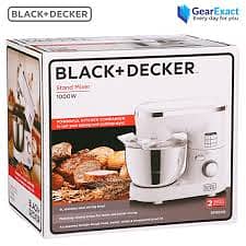 Black & Decker Stand Mixer, 4 Liters, 1000W, SM1000