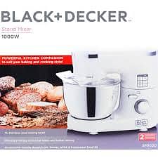 Black & Decker Stand Mixer, 4 Liters, 1000W, SM1000 7