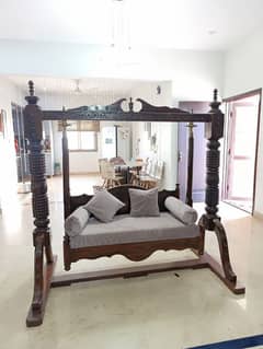 sheesham wood swing jhula