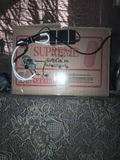 homemade incubator with temperature kit and temperature senser