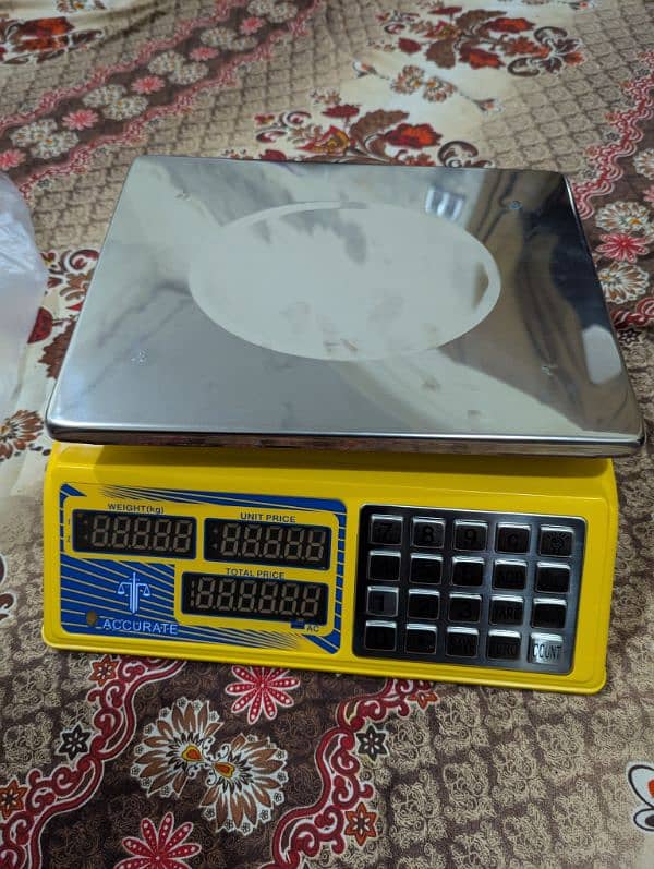 weight scale machine 0