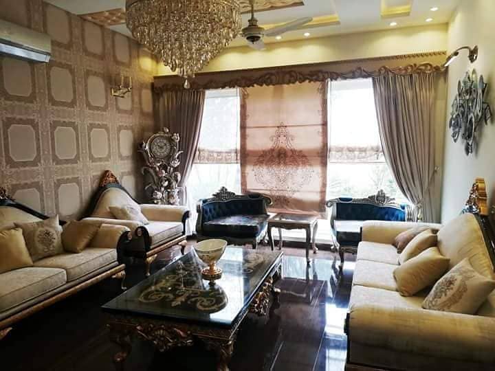 26 Marla Slightly Used Almost Brand New Owner Build Modern design most luxurious elegant Full Furnished For sale, Facing Park at top Location of DHA Phase 5 (Solar Installed) 4