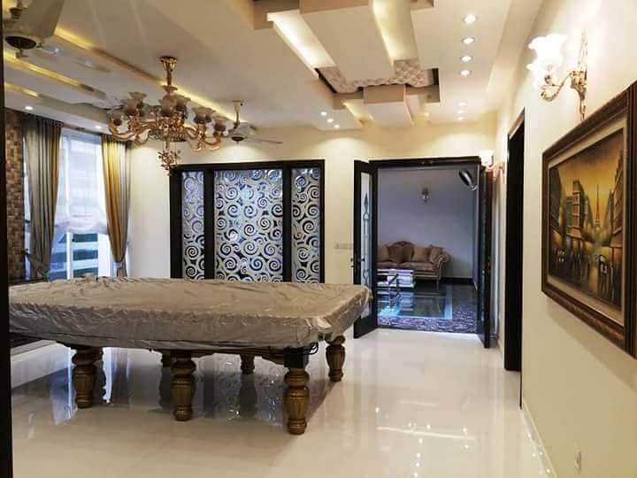 26 Marla Slightly Used Almost Brand New Owner Build Modern design most luxurious elegant Full Furnished For sale, Facing Park at top Location of DHA Phase 5 (Solar Installed) 21