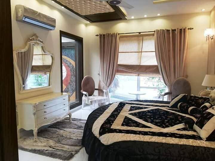 26 Marla Slightly Used Almost Brand New Owner Build Modern design most luxurious elegant Full Furnished For sale, Facing Park at top Location of DHA Phase 5 (Solar Installed) 22