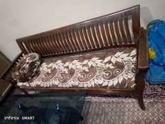 wooden sofa set