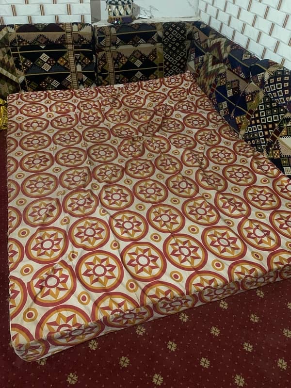 Double bed with soft mattress 5