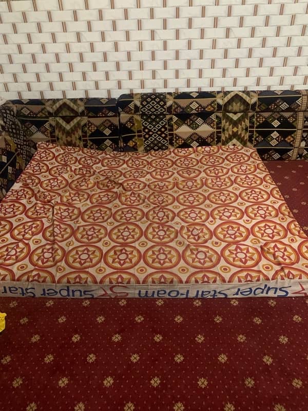 Double bed with soft mattress 6