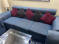 7 Seater Sofa Set with Cushions for Sale