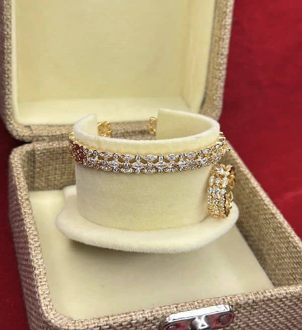 Bangle and Ring Pair New 4