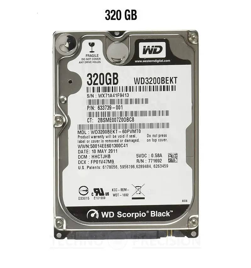 320 GB Laptop Hard Drive Disk 2.5″ HDD for internal and External Use 0