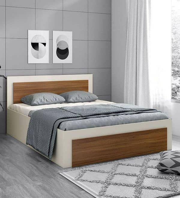 Bed Set With 2 side Table 3