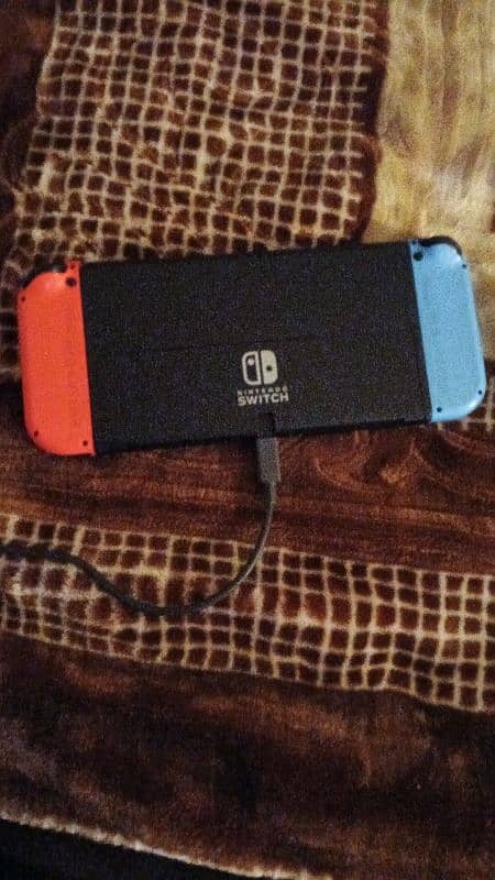 Nintendo Switch OLED modded with case 2