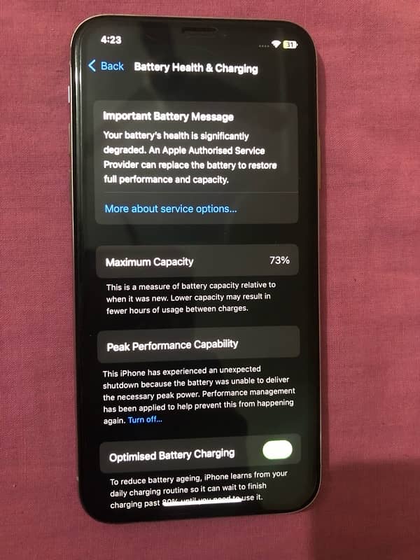 IPhone X 256 GB Non PTA 4