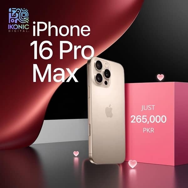 iPhone 16 PRO MAX JV BOX PACK 0