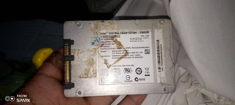 180gb SSD Intel 1