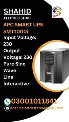 APC SMART UPS 1500VA  24V PURE SINE WAVE FRESH STOCK