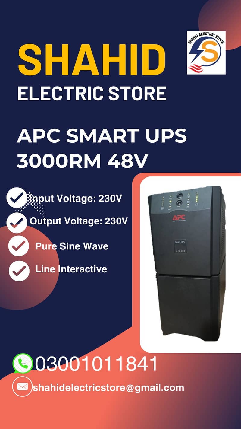 APC UPS 1500va for CCTV/Hospital/pc/HOME/roter machine 2