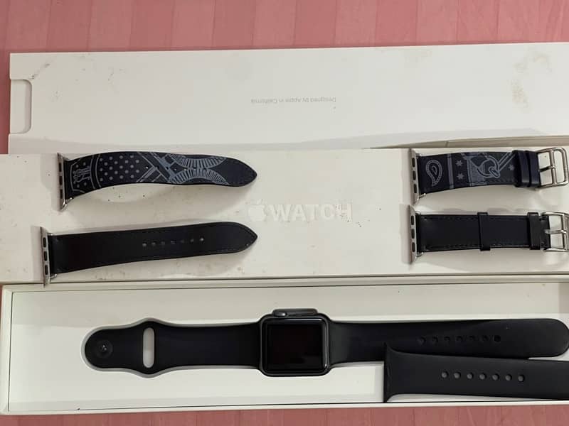 Apple Series 2 box/all original accessories and extra 2 hermes straps 1