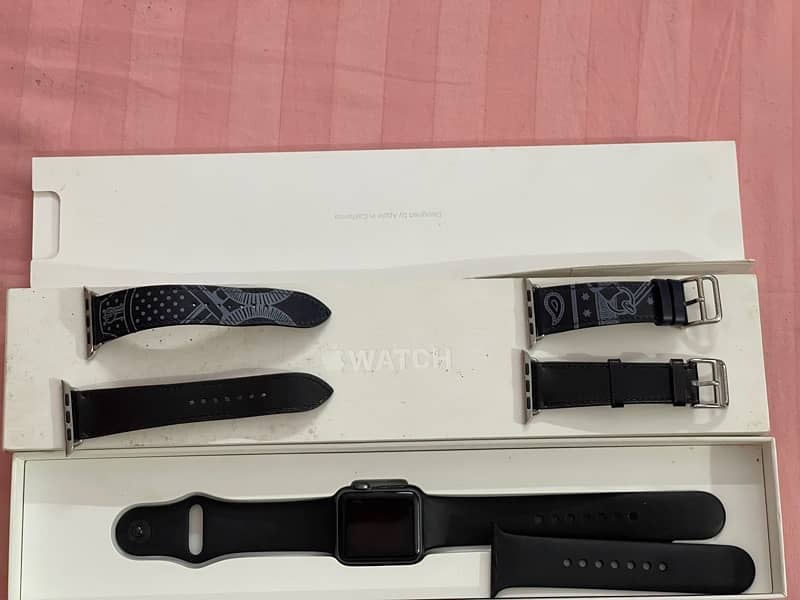 Apple Series 2 box/all original accessories and extra 2 hermes straps 6