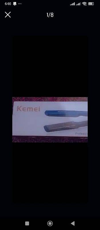 kemei professional hair straightener,with long cord 5