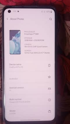 Oneplus 9pro 12/256 dual sim official PTA approved