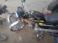 full tayyar bike nut to nut restored new tyres new wairing