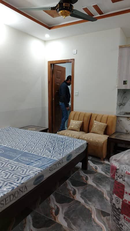 Newly Furnished Studio Flat in Ghauri Ghouri Town Islamabad 2