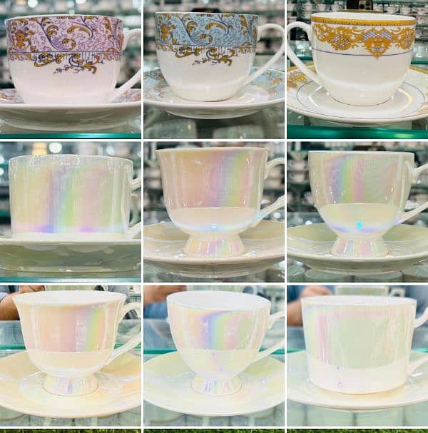 Tea 6 Cups and 6 saucers /12Pcs 2