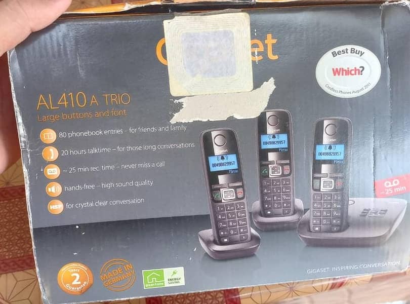 GIGASET AL410A Cordless Phone/Digital Cordless phone/Wireless telephon 1