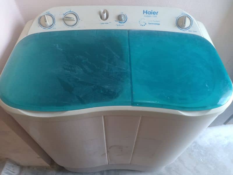 Haier washing & dryer machine 6