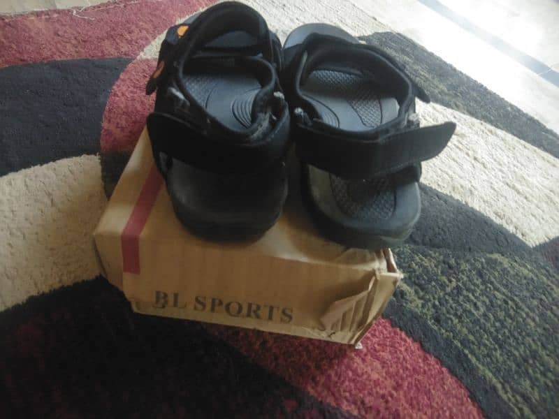 Casual Black Sandal 5