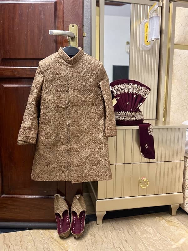 Sherwani for groom | Complete Set | Groom Weeding sherwani set 8