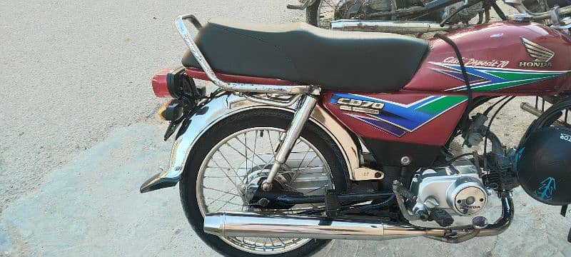 Honda CD 70 2007 model only exchange with Punjab number bike 1