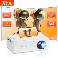 Mobile Projector |Compact HD Outdoor Projector with LED Display, USB C