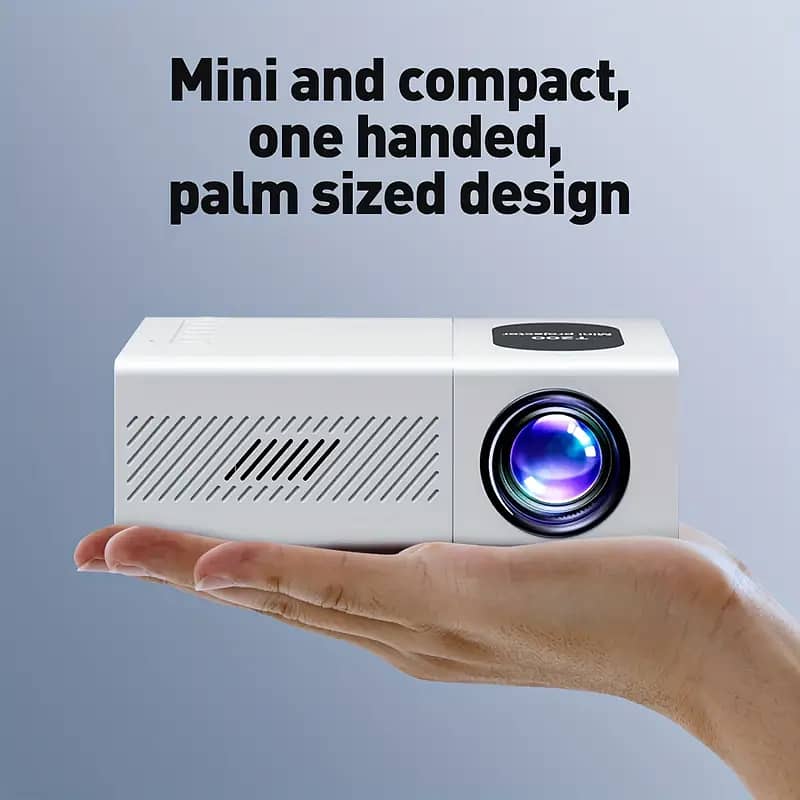 Mobile Projector |Compact HD Outdoor Projector with LED Display, USB C 1