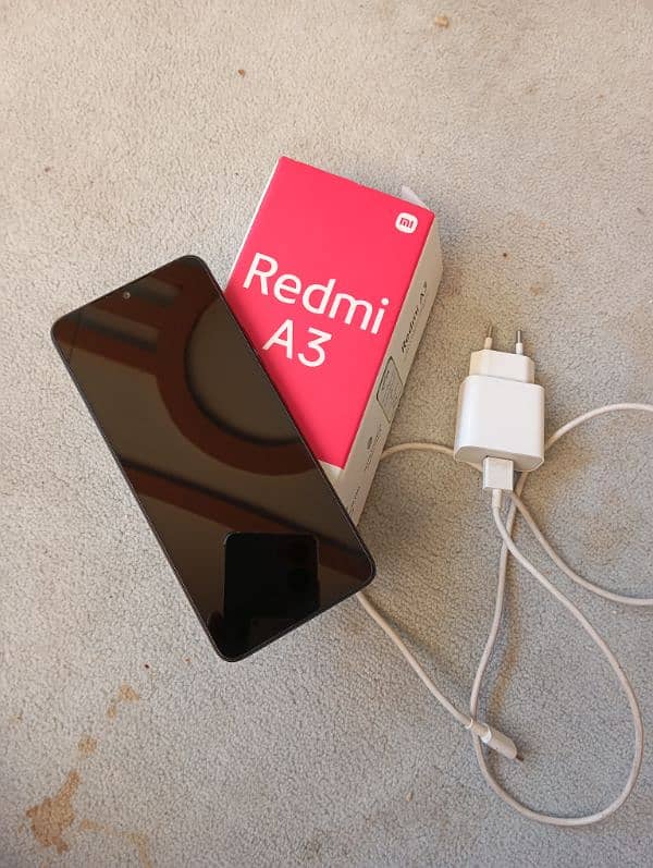 Redmi A3 4gb 128gb complete box exchange possible 2