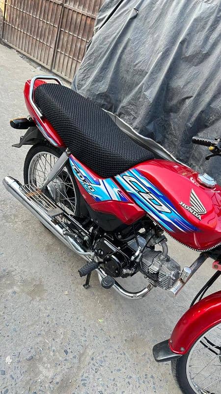 Honda CD 70 Dream Model 2024 Scratch Less Bike 4