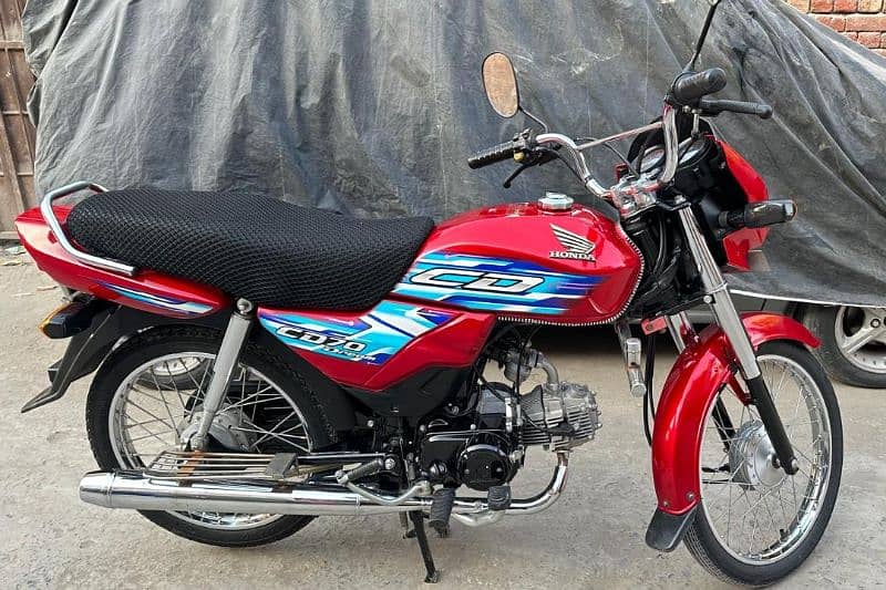 Honda CD 70 Dream Model 2024 Scratch Less Bike 9