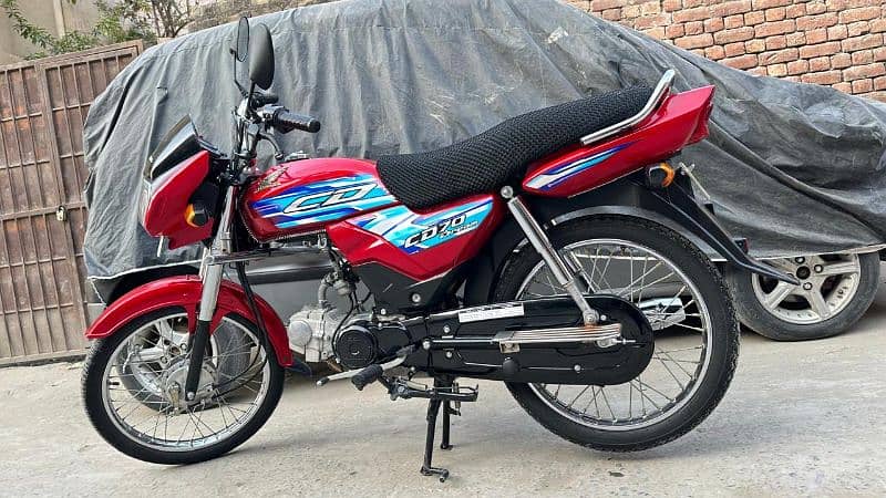 Honda CD 70 Dream Model 2024 Scratch Less Bike 11