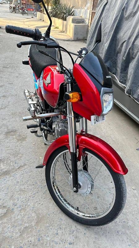 Honda CD 70 Dream Model 2024 Scratch Less Bike 14