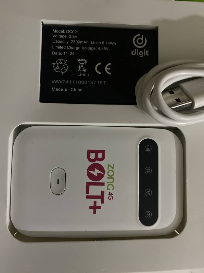 Brand new zong 4G bolt + Latest device 2