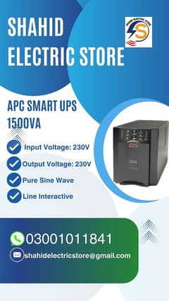 APC UPS 1500va for Computer/Industry/Hospital/Roter/HOME