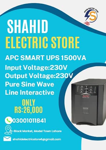 APC SMART UPS 3000va 48V PURE SINE WAVE 4