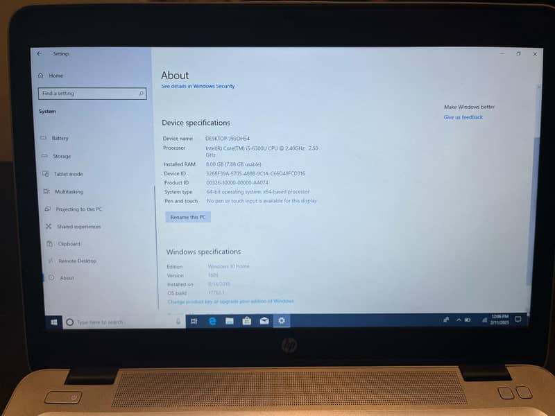 Dell /Hp i5 6th 7th 8th Gen Imported Laptops 8